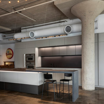 Downtown LA Loft Leicht Kitchen Design