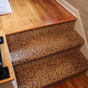Animal Print Stair Carpet