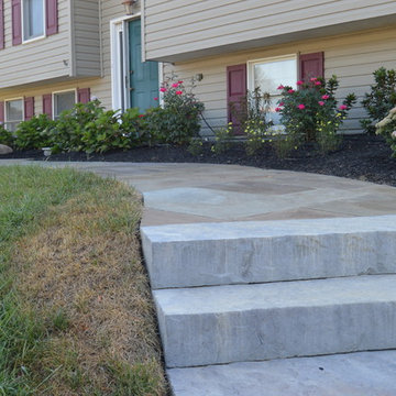 Front Walkway and Plantings in Frederick, Maryland