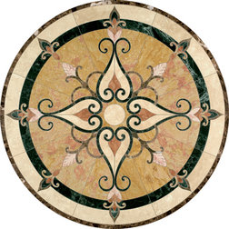 Mediterranean Floor Medallions And Inlays by Oshkosh Designs