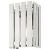 Greenwich Outdoor Wall Lantern - Brushed Nickel, Small