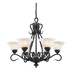 Elk Buckingham 6-Light Chandelier - Chandeliers