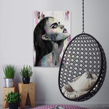 "Guilty Pleasure" Painting Print on Wrapped Canvas