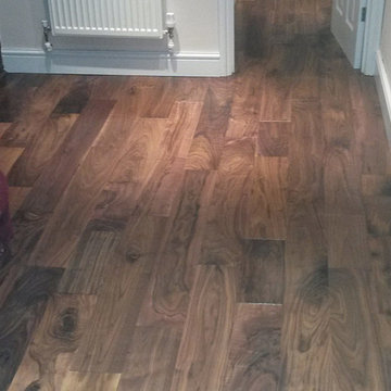 Walnut Wood Flooring Installation in South London