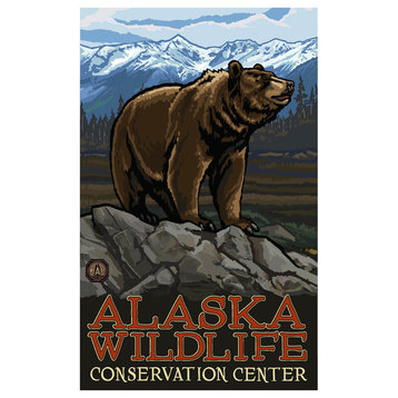 Paul A. Lanquist Alaska Wildlife Conservation Center Art Print, 24"x36"