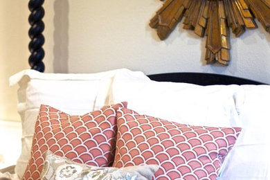 Elegant bedroom photo in Dallas
