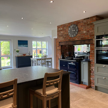Traditional Green Shaker Kitchen