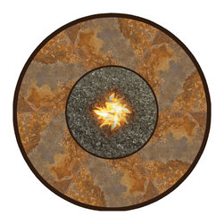 54" Rd. Porcelain Hearth Top - Fire Pits