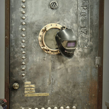 3D Artistic Metal Entrance Door
