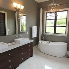 Bathroom chandelier