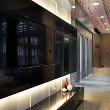 lighted media center