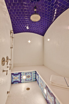 Rain Shower With Sloped Ceiling Houzz