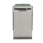 KUCHT Professional Front Control Dishwasher, Stainless Steel, 18"