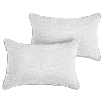 Sorra Home Sunbrella Outdoor Corded Pillow Set of 2