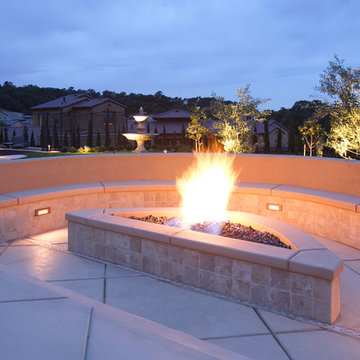Backyard Remodel with Firepit in Tarzana, CA 91356