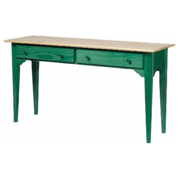 Sofa Table Hunter Green Solid Pine Sofa Table |