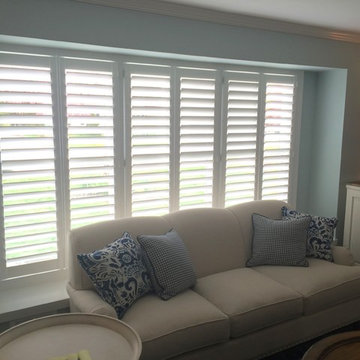 Living Room Plantation Shutters