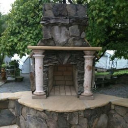 Works of Art! - Outdoor Fireplaces