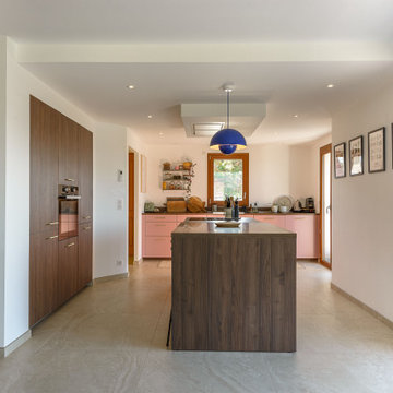 extension et rénovation contemporaine maison savoyarde 1991
