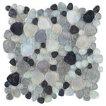 Pearl Drop Ineriors Design - Inari Grey Pebble 12 x 12 - Grey Pebble- Inari Grey Pebble 12 X 12 Milano Mosaic