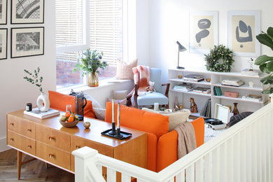 Inspiration for a scandinavian home design remodel in London