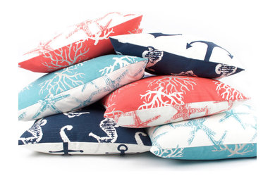 Coastal Reversible Pillows for the Season