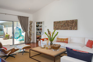Living room - contemporary living room idea in Los Angeles