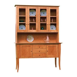Classic Shaker Flare Leg Buffet & Hutch - China Cabinets And Hutches