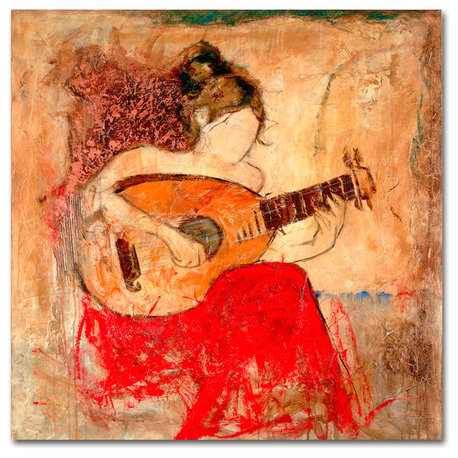 Joarez 'Vanessa' Canvas Art, 35"x35"