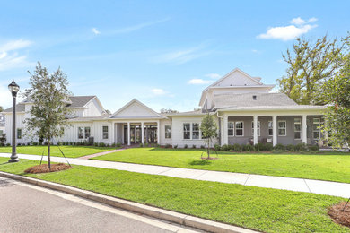 Inspiration for a transitional exterior home remodel in Orlando