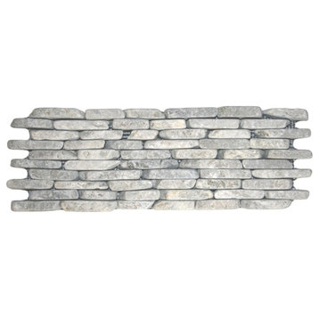 Stone Grey Standing Mosaic Tile