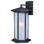 Vaxcel - Vaxcel T0225 Halsted - One Light Outdoor Wall Lantern - The organically stylish look of the Halsted Wall LHalsted One Light Ou Textured Black White *UL: Suitable for wet locations Energy Star Qualified: n/a ADA Certified: n/a  *Number of Lights: Lamp: 1-*Wattage:100w Medium Base bulb(s) *Bulb Included:No *Bulb Type:Medium Base *Finish Type:Textured Black