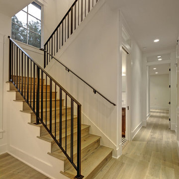 Modern Farmhouse Staircase - Perch Plans