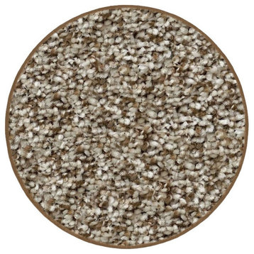 Warm Touch 35 oz. Carpet Rug Collection Browest, Agate Round 6'
