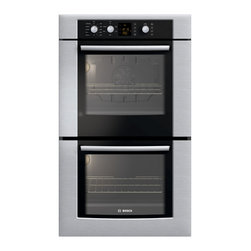 Bosch 30" 300 Series Double Wall Oven With Convection, Stainless | HBL3550UC - Ovens