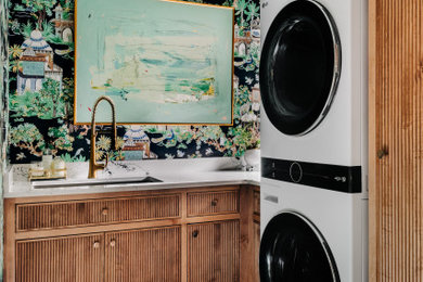 Transitional Elegant Laundry Room