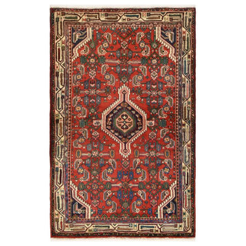 Persian Rug Hosseinabad 5'7"x3'6" Hand Knotted