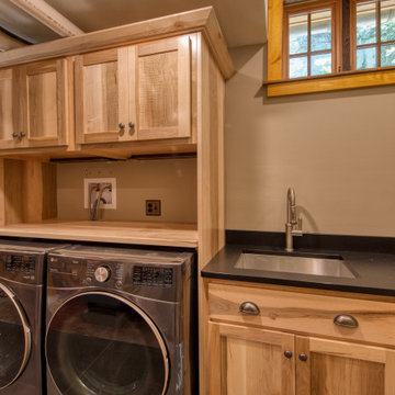 Laundry - Silver Maple custom cabinets