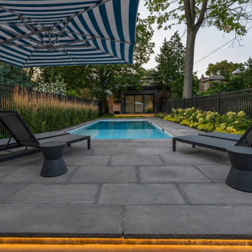 Modern Pool and Poolside Cabana — Full Backyard Build