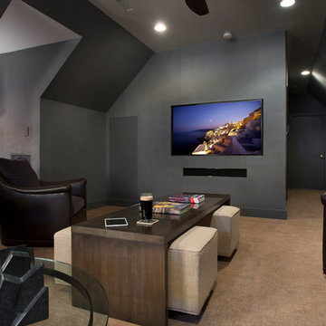 One House - Two Media Rooms - Two Different Approaches