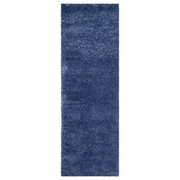 Safavieh Shag Collection SG151-7171 Rug, Periwinkle, 2'3" X 15'