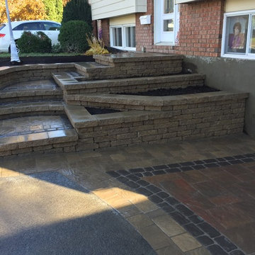 Building An Entranceway With Tricky Grades