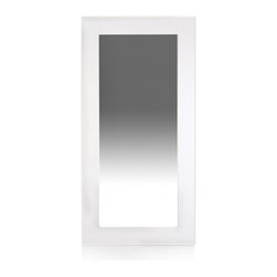 Venelli Oversized Mirror White - Wall Mirrors