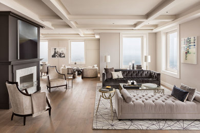 Inspiration for a transitional living room remodel in San Francisco