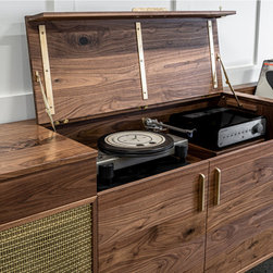 Bespoke Furniture - Record Cabinet - Media Cabinets