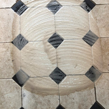 Victorian Tiles Hallway restoration in Neath