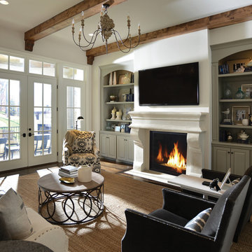 Montebello DLXCD - Contemporary Fireplace Design Collection by Astria