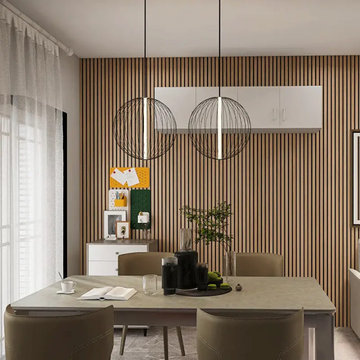 3D Acoustic Slat Golden Oak Wood Wall Panel - SoundPanel