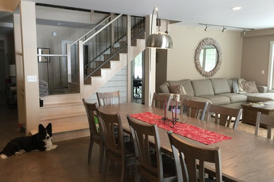 Family room - transitional family room idea in Other