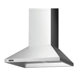 Viking 3 Series 36" Chimney Wall Hood, Stainless Steel | RVCH336SS - Range Hoods And Vents